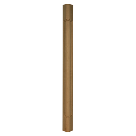 OSBORNE WOOD PRODUCTS 35 1/2 x 2 1/8 French Corner Leg in Rubberwood (paintgrade) 5030RW